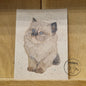 A6 Kraftpapierkarte (Postkarte) - Kartennummer 7 (5er-Packung)