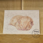 A6 Kraftpapierkarte (Postkarte) - Kartennummer 8 - Kätzchenrot (5er-Packung)