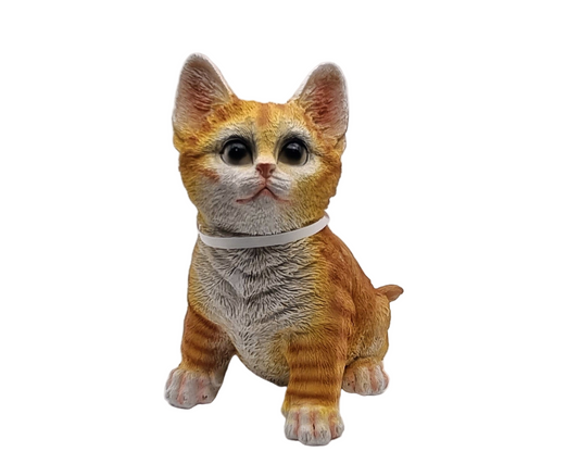 Beeldje kat - cypers rood
