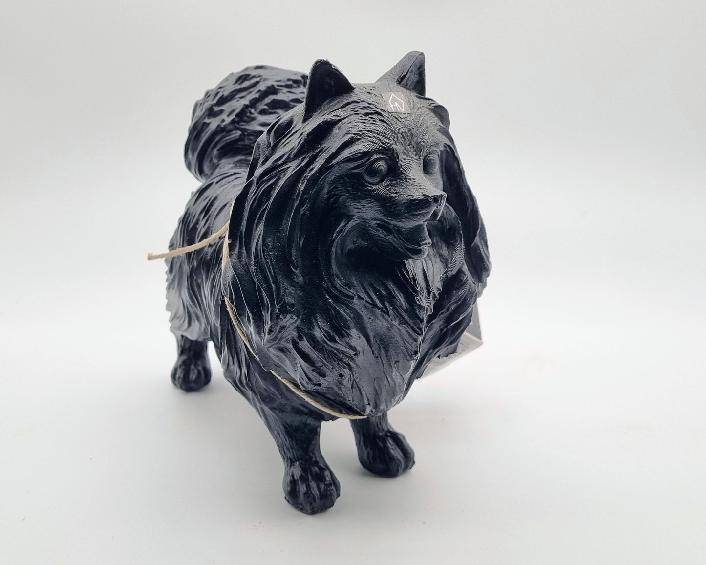 Abbildung eines Pomeranians – schwarze Version