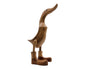 Houten beeld van Eend
