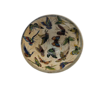 Asiatische Schale mit Schmetterlingen
