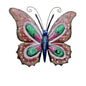 Bunter Metallschmetterling für die Wand