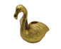 Schwanen-Kerzenhalter - goldfarben