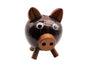 Sparschwein aus Kokosnuss
