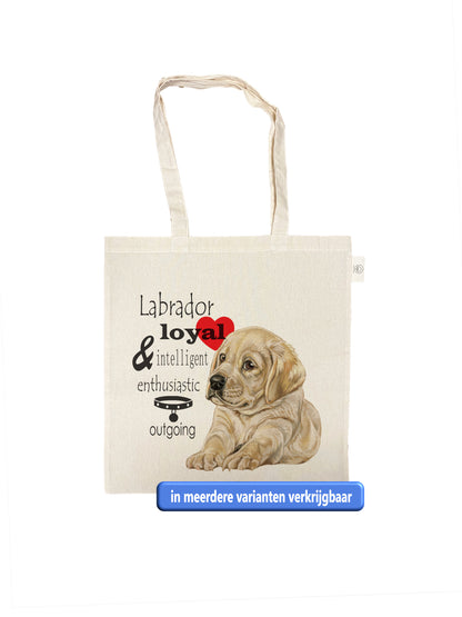 Baumwolltasche - Labrador (Auswahl aus 6 Varianten!)