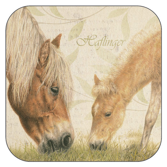 Coaster per 3 pieces Haflingers