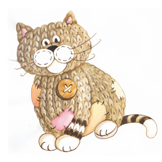 Square card - Ineya - Cat