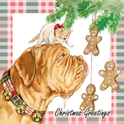 Vierkante kaart - Christmas Greetings