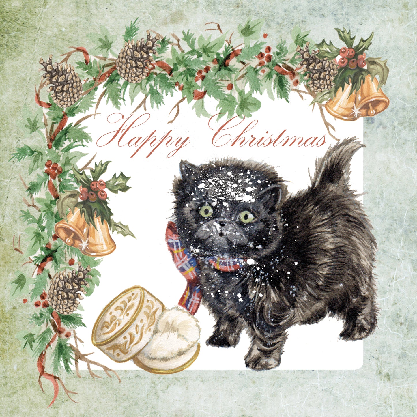 Vierkante kaart - Christmas Greetings