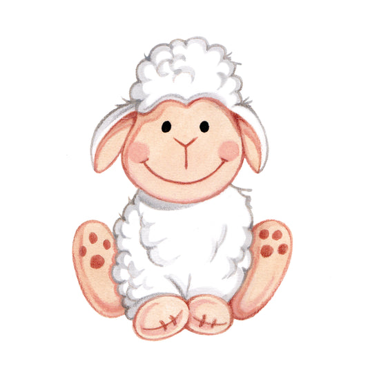 Square card - Happyfarm Lamb - Sheep