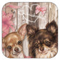 Chihuahua coaster per 3 pieces