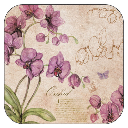 Coaster per 3 pieces Orchid