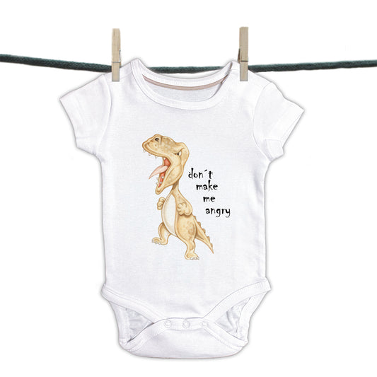 Babyromper  Dino - "Don't make me Angry