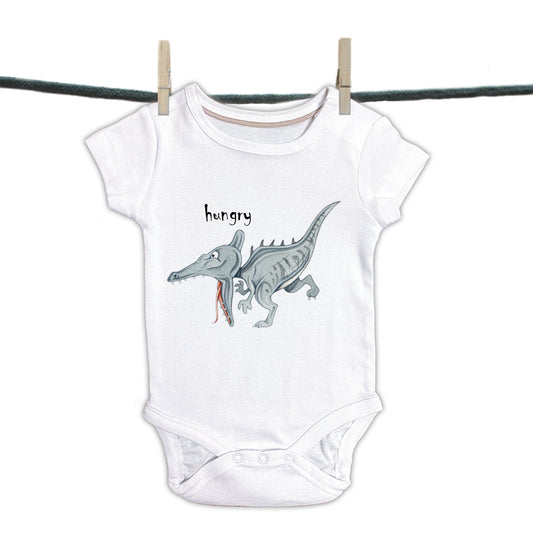 Babyromper  Dino - "Hungry"