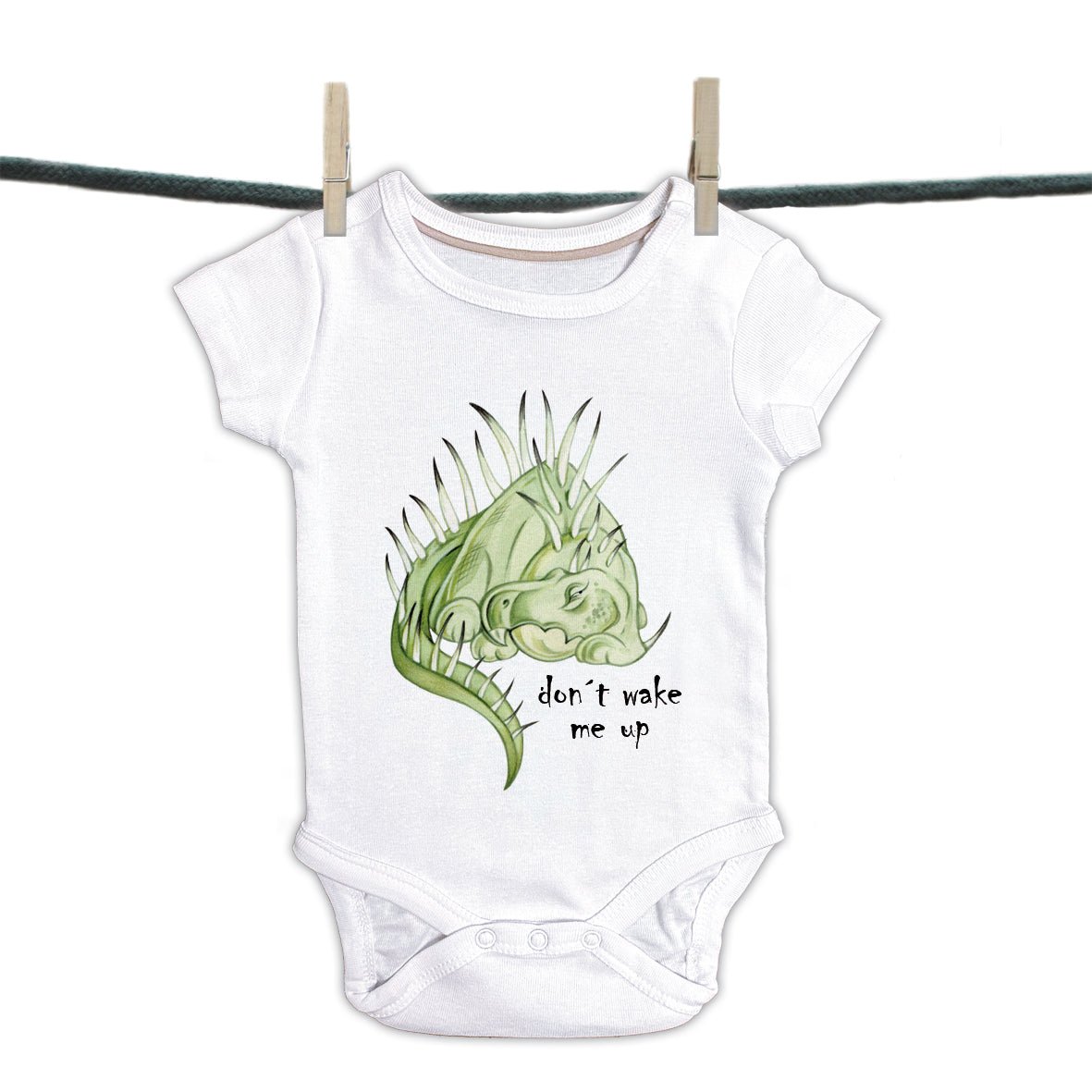 Baby Strampler Dino - "Don't Wake me Up"
