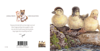 Square card - The Three Musketeers in Consultation (Ducks)
