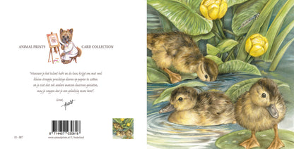 Square card - Out and about with the little ones