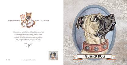 Vierkante kaart - Guard Dog (Duitse Dog)