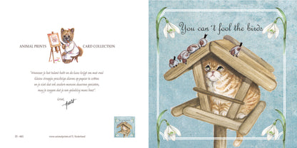 Quadratische Karte - You can't fool the birds