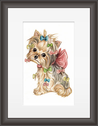 Reproductie "Yorkshire Terrier".