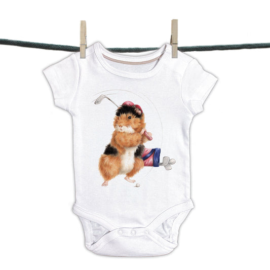 Baby Strampler mit Meerschweinchen - Welle