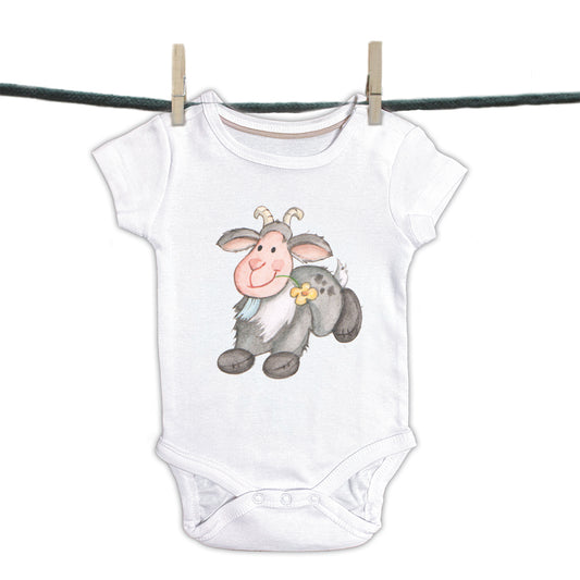 Baby romper Happy Farm - Goat