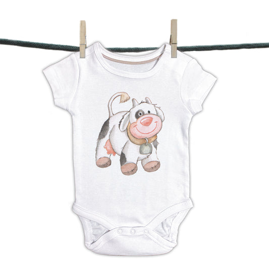 Baby romper Happy Farm - Cow