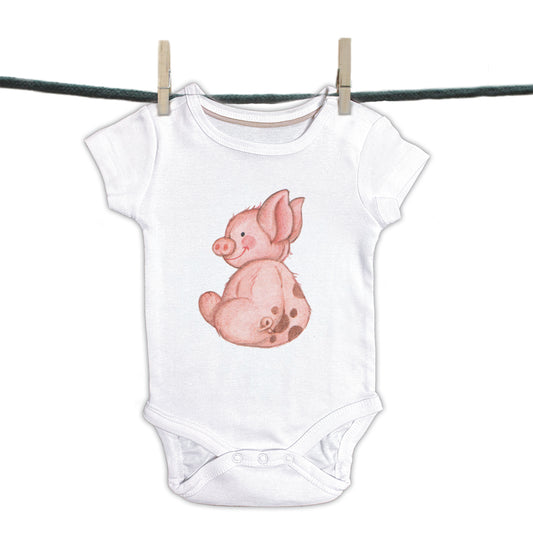 Baby romper Happy Farm - Pig