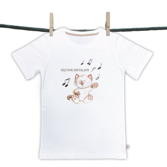 T-Shirts - Kinderreime - "Poesie Mauw,......."