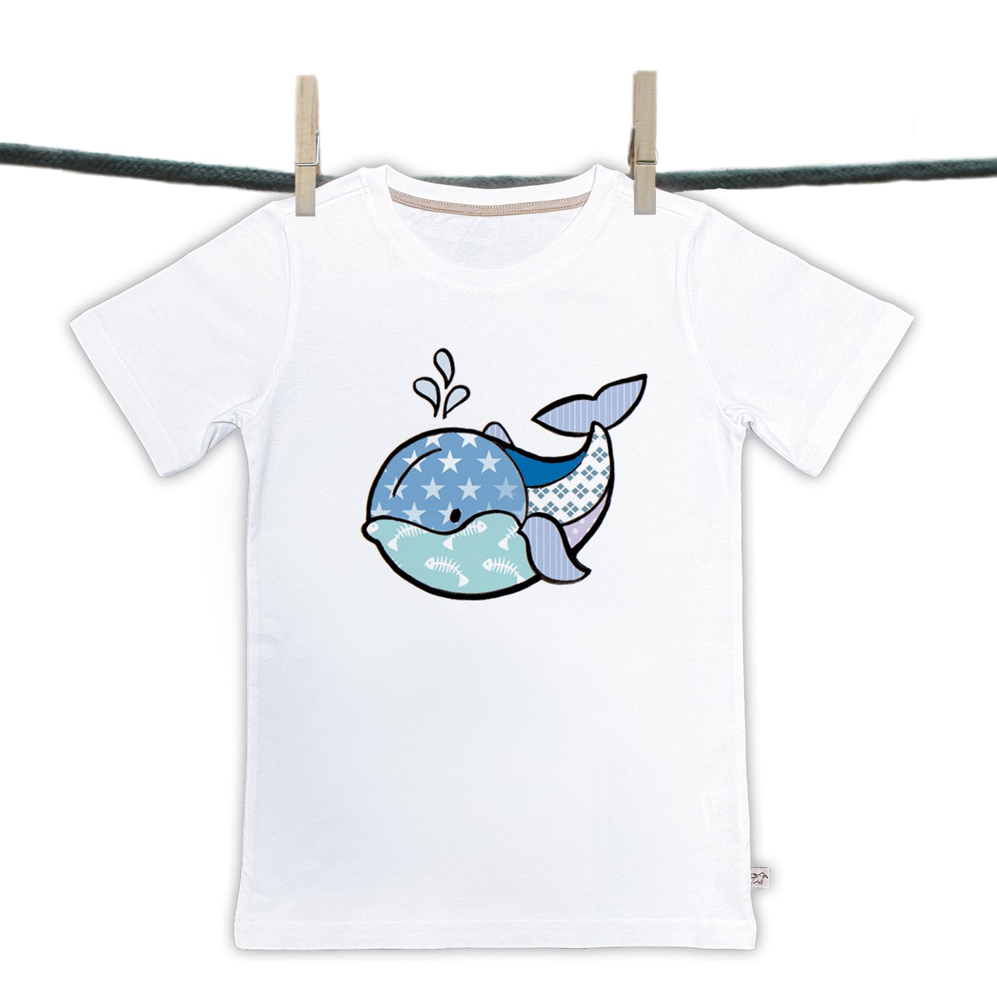 T-Shirts Patchwork-Kollektion - Wal